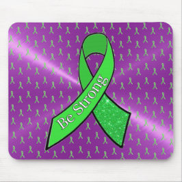 Mousepad Suporte de Mouse Laço de Conscientização da Doença