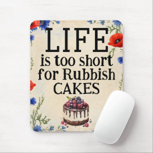 Mousepad Suporte de Mouse LIFE É Muito Curto