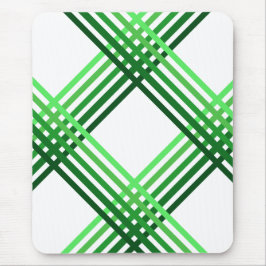 Mousepad Suporte de Mouse - Listras Verdes Cruzadas