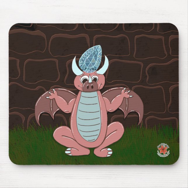 Mousepad Suporte de Mouse Março Gemas e Dragões (Frente)