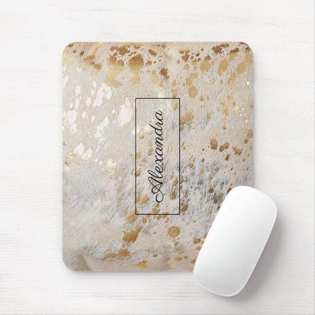 Mousepad Suporte de Mouse Metalizado com Impressão Personal (Com mouse)