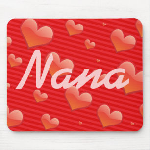 Mousepad Suporte de mouse Nana Hearts