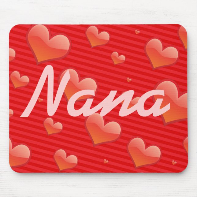 Mousepad Suporte de mouse Nana Hearts (Frente)