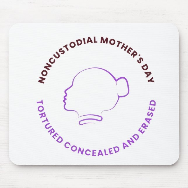 Mousepad Suporte de Mouse Não Custodial Dia das Mães Logal  (Frente)