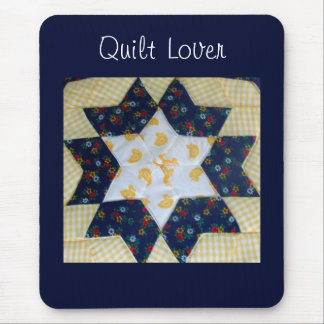 Mousepad Suporte de Mouse - Padrão de Colcha Estrela