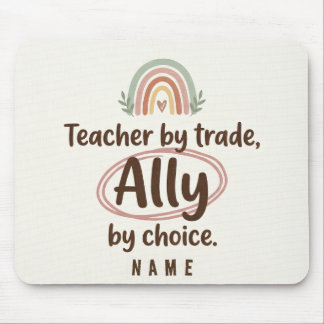 Mousepad Suporte de mouse Personalizado Professor Aliado - 