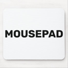 Mousepad Suporte de mouse que diz suporte de mouse