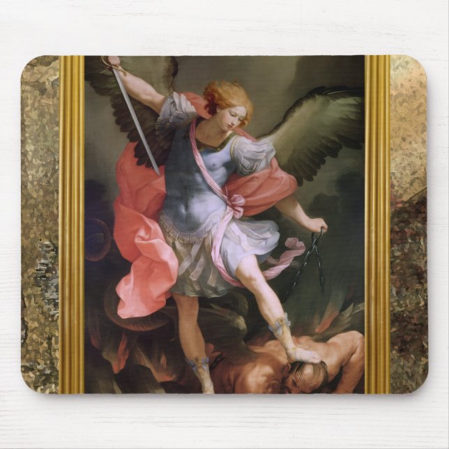 Mousepad suporte de mouse St. Michael (Frente)