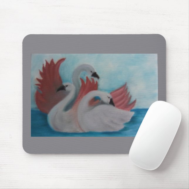 Mousepad Suporte de Mouse Swan Show (Com mouse)