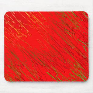 Mousepad Suporte de Mouse Vermelho Mármore