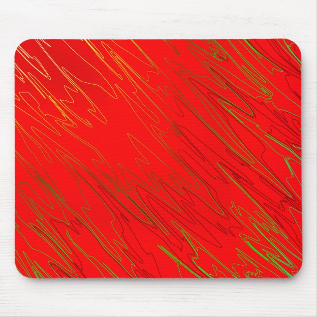 Mousepad Suporte de Mouse Vermelho Mármore (Frente)