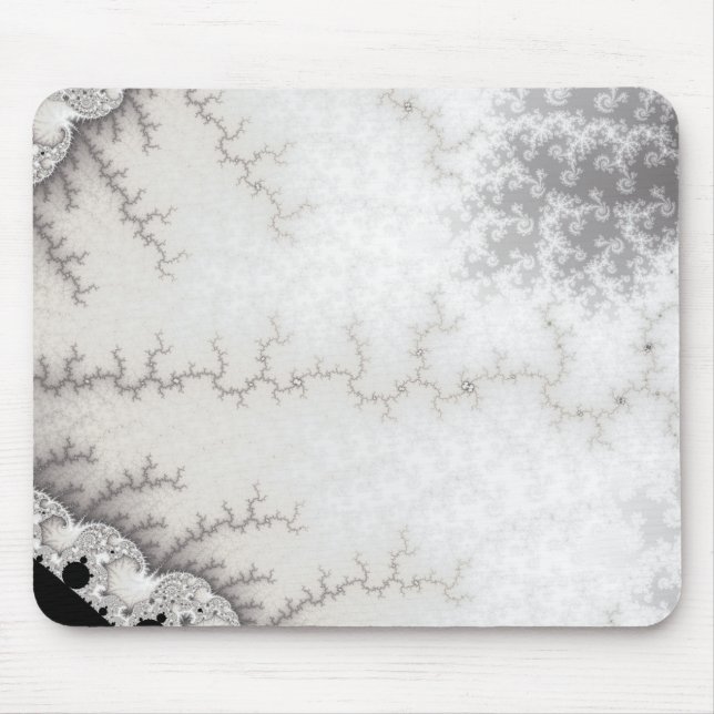 Mousepad Suporte de Mouse Ziguezague Prateado (Frente)