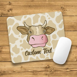 Mousepad Suporte de Rato da Cabeça de Vaca