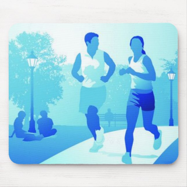Mousepad Suporte do casal Corrida (Frente)