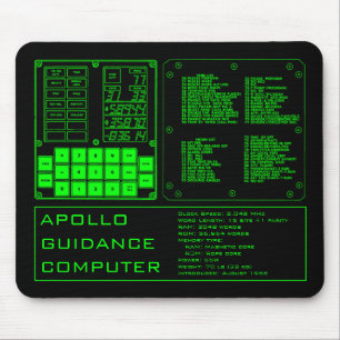 Mousepad Suporte do mouse para computador Apollo Guidance
