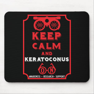 Mousepad Suporte E Consciência De Keratoconus