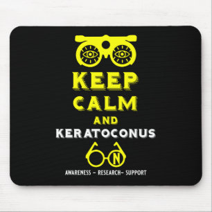 Mousepad Suporte E Consciência De Keratoconus