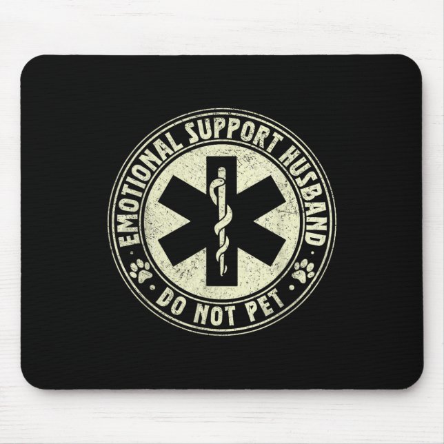 Mousepad Suporte Emocional Marido Não Pet (Frente)