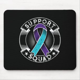 Mousepad Suporte Esquadrão Fita Prevenção ao Suicídio Consc