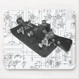 Mousepad Suporte Esquemático do Rato de Chave de Rádio do C