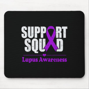 Mousepad Suporte Lúpus Consciencioso Roxo Autoimune Di