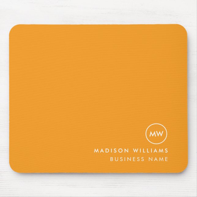 Mousepad Suporte Mínimo para Mouse Monograma Cliente (Frente)