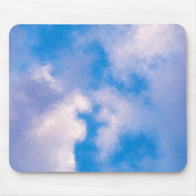 Mousepad Suporte para Mouse Nuvens (Frente)
