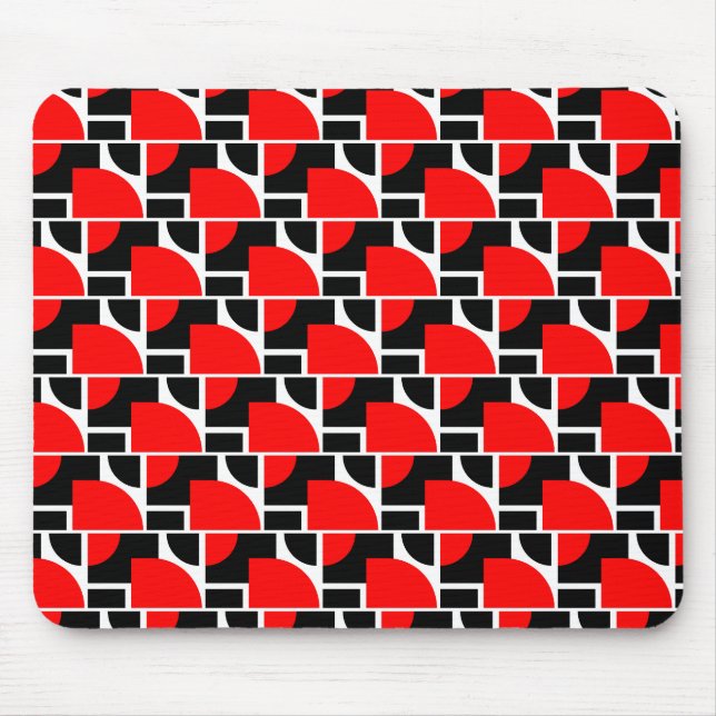 Mousepad Suporte para mouse padrão vermelho AAA (Frente)