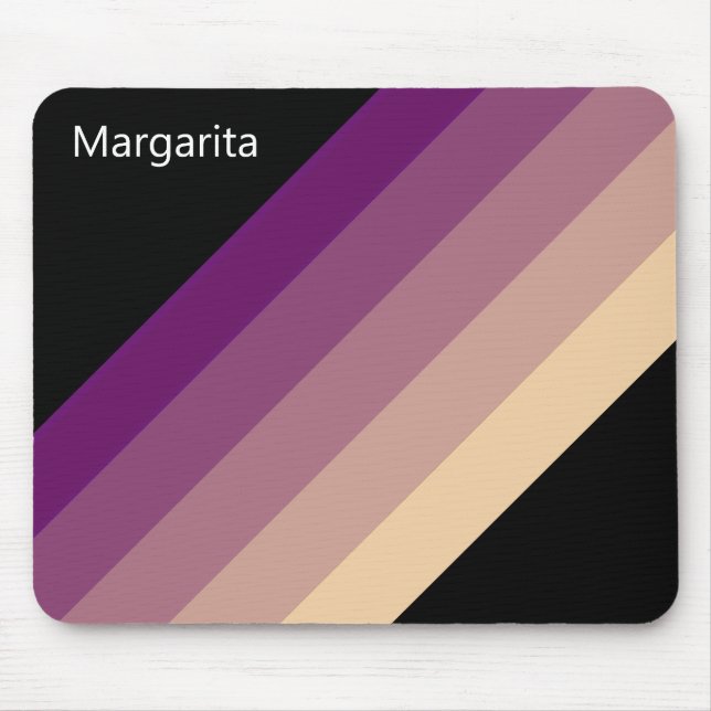 Mousepad Suporte personalizado para mouse de 6 cores (Frente)