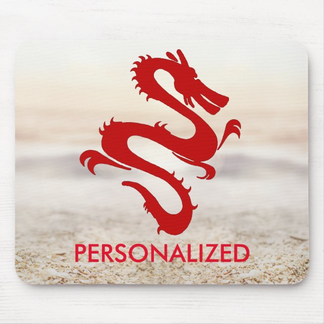 Mousepad Suporte Personalizado para Mouse Red Dragon (Frente)