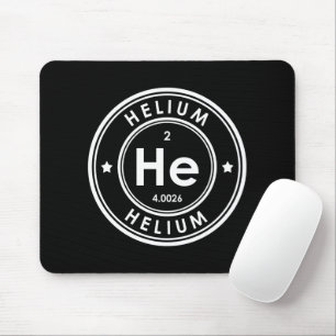 Mousepad Suporte Preto do Rato de Elemento de Hélio