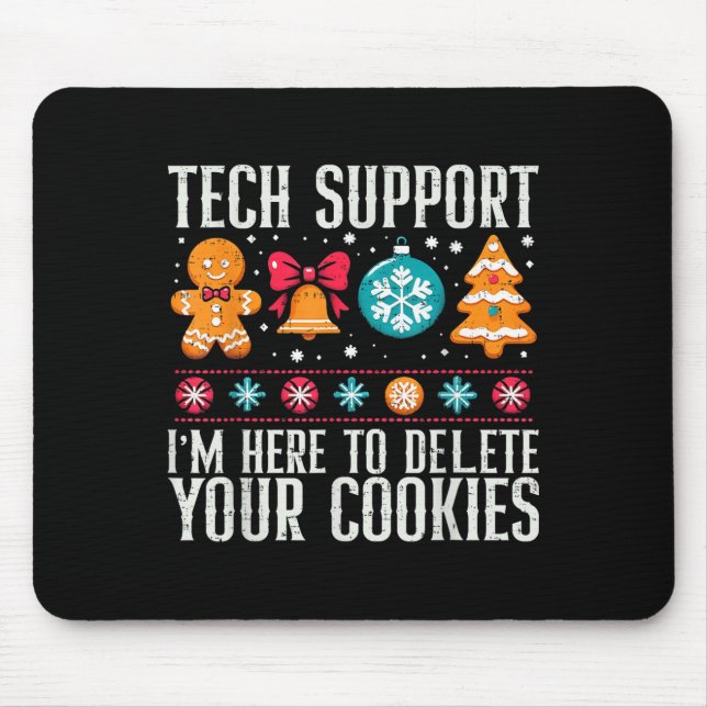 Mousepad Suporte técnico que estou aqui para apagar seus co (Frente)