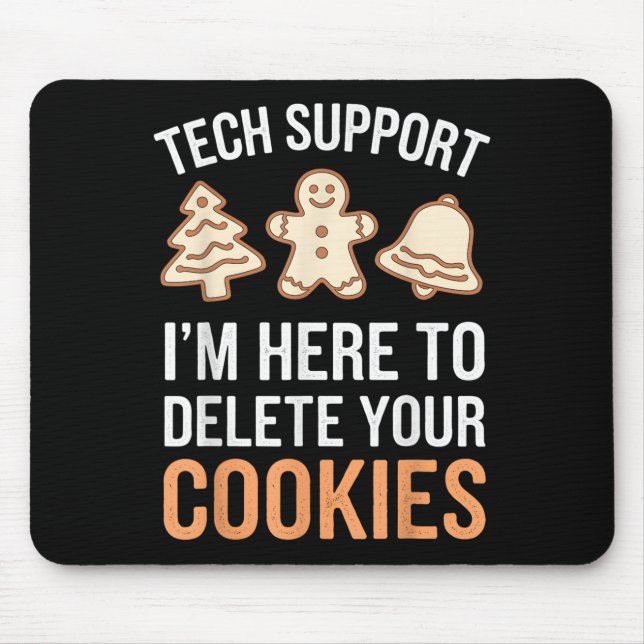 Mousepad Suporte técnico que estou aqui para excluir seus c (Frente)