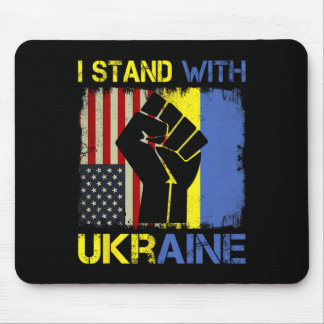 Mousepad Support Ukraine I Stand With Ukraine Ukrainian Fla