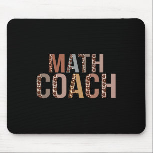 Mousepad Suprimentos de Treinador de Matemática Leopardo Di