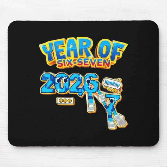 Mousepad Suprimentos para Festa de Ano Novo 2026 Feliz Ano  (Frente)