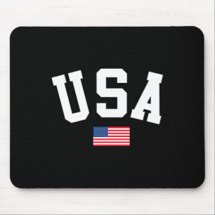 Mousepad Surf Cool Para Homens Mulheres 4 De Julho Bandeira