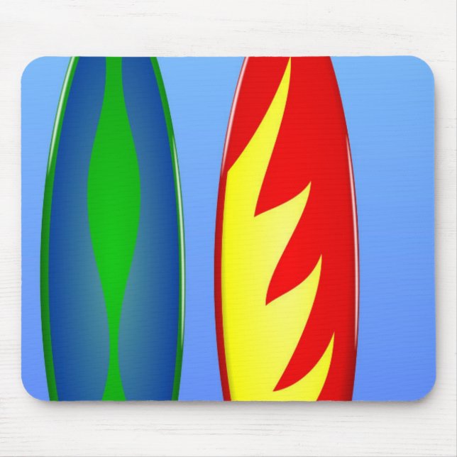 Mousepad Surf retrorreflector de pranchas (Frente)