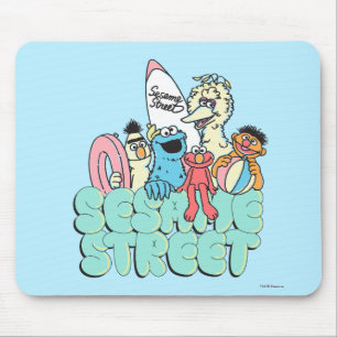 Mousepad surf Vintage da Rua Sésamo, de 90