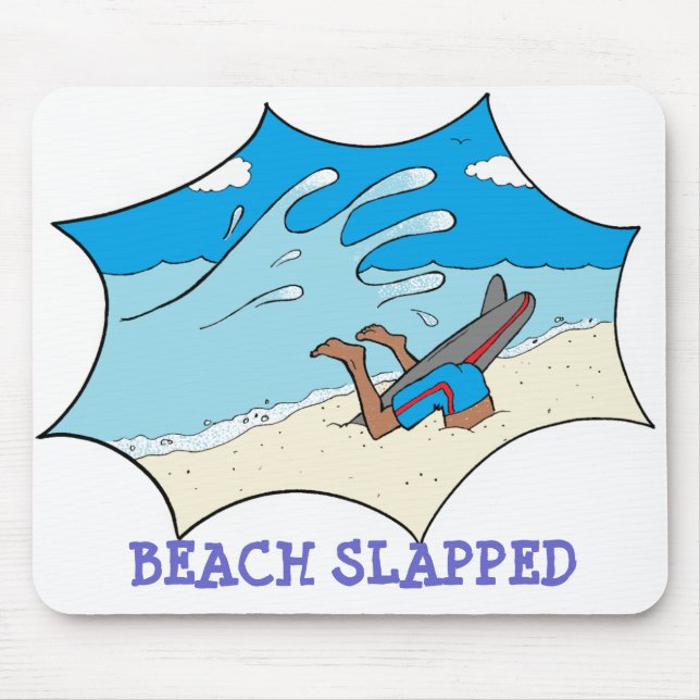 Mousepad Surfer de praia (Frente)