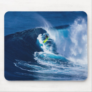 Mousepad Surfer no Surfboard Verde