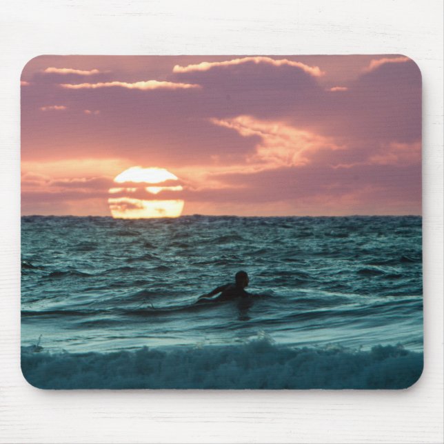 Mousepad Surfer Sunset de Praia | Esporte (Frente)