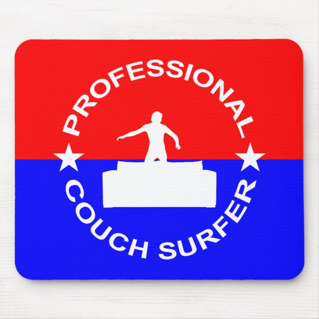 Mousepad Surfista de sofá profissional (Frente)
