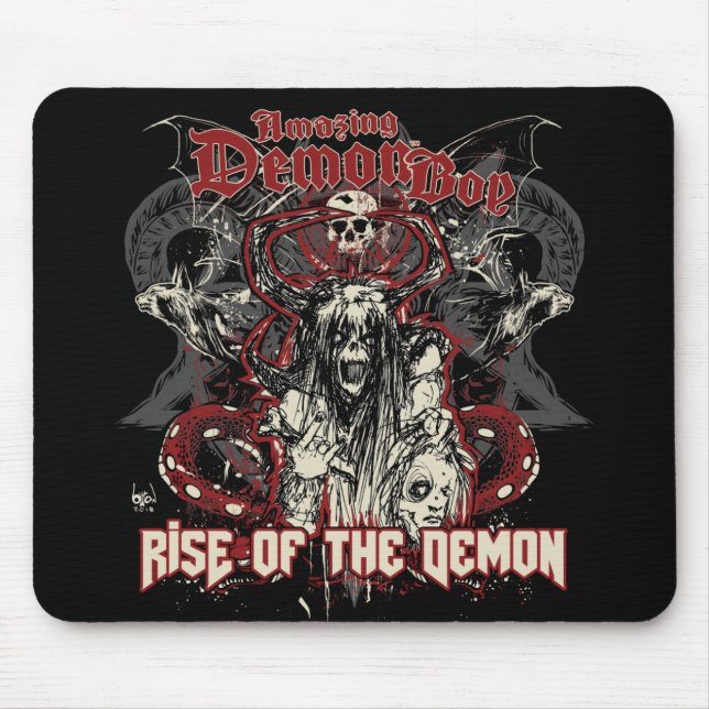 Mousepad Surpreendente Garoto Demônio Levanta o Pad do Rato (Frente)