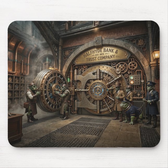 Mousepad Surreal Image Halfhyde Bank Vault (Frente)