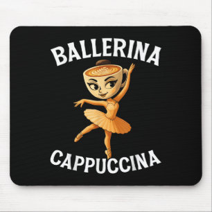 Mousepad Surreal italiano Brainrot Memória Ballerina Cappuc
