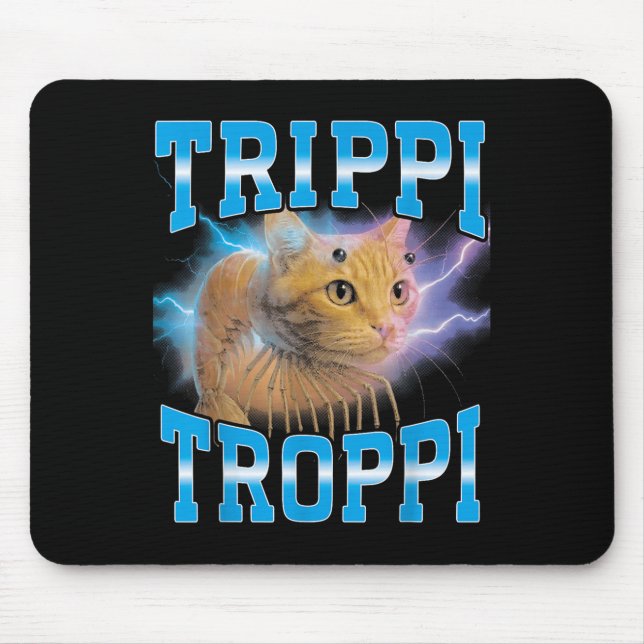 Mousepad Surreal italiano Brainrot Memória Trippi Troppi Ca (Frente)