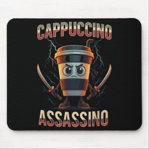 Mousepad Surreal Italiano Cappuccino Ino Funny Meme