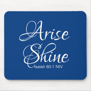 Mousepad Surto Inspiracional e Bíblia Brilhante Verdadeira 