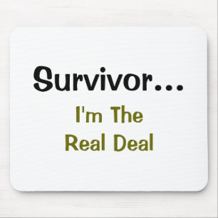 Mousepad Survivor Inspirational Say